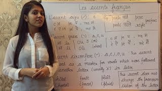 LES ACCENTS FRANÇAIS French Accents  Part 1  By Suchita  For classes  918920060461 [upl. by Yanel]