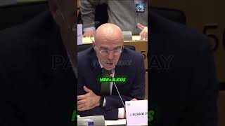 Jorge Buxadé de vox interpela a Teresa Ribera en el parlamento europeo noticias actualidad [upl. by Nivra551]