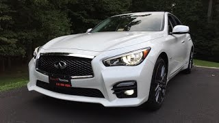 2016 Infiniti Q50 Red Sport 400 – Redline Review [upl. by Turnbull]