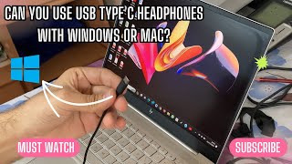 Can you use USBType C headphones with Laptops [upl. by Nisotawulo]