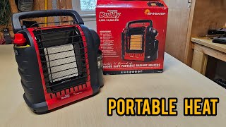 Mr Heater MH9BX Portable Buddy Unbox and Review [upl. by Alusru]