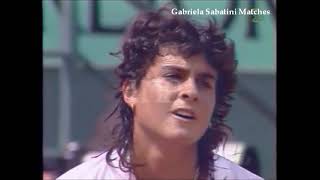 Gabriela Sabatini vs Jana Novotna Roland Garros 1990 [upl. by Anile]