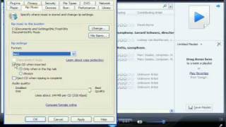 Ripping CDs to MP3 files using Windows Media Player 11 [upl. by Chastity356]