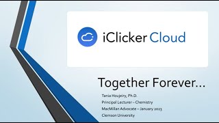 iClicker Cloud Together Forever Tania Houjeiry [upl. by Jerrilee]