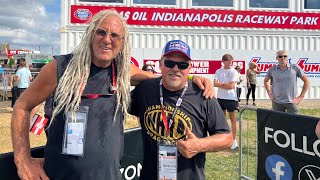 Indy U S Nationals hanging w Mike Hall Rust Bros nhra dragracing rustbros not rated [upl. by Raamaj]