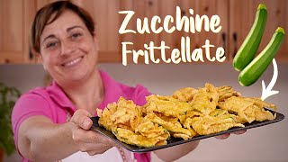 ZUCCHINE FRITTELLATE Ricetta Facile  Fatto in Casa da Benedetta [upl. by Rahman643]