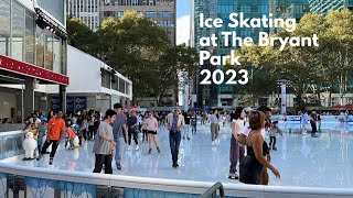 Winter Village at Bryant Park Ice Skating at The Rink [upl. by Notyap616]