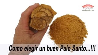 Cómo elegir un buen Palo Santo [upl. by Ross603]