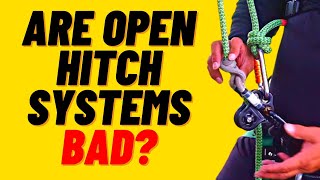 The MRS Closed Hitch System Open Hitch Vs Closed Hitch Tree Climbing [upl. by Notserc]