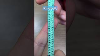 How to make a Ringbolt paracord bracelet shorts 매듭 파라코드 tutorial knot 마크라메 macrame diy [upl. by Tildy651]