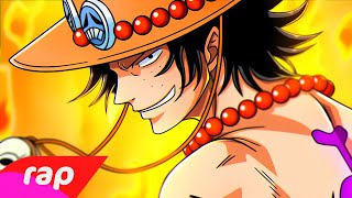 Rap do Ace One Piece  PUNHOS DE FOGO  NERD HITS [upl. by Strong824]