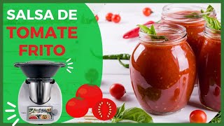 SALSA de TOMATE estilo CASERO 🍅 con THERMOMIX ✅  Tomate FRITO ideal para PASTA🍝 👌 RECETA FÁCIL [upl. by Haidebej419]