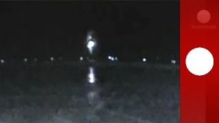 Russia plane crash Shocking video shows Boeing 737 strike the ground and explode [upl. by Neenahs]