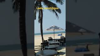 The leela palace resorts cavelossimsouth goawhite sand beachluxury resortspeaceful beachesGOA [upl. by Eph636]