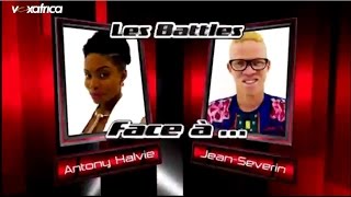 Jean Severin vs Antony Halvie  Là bas Les battles  The Voice Afrique francophone 2016 [upl. by Akcebar240]