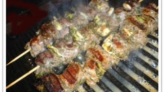 Spiced Lamb Skewers recipe [upl. by Einnalem]