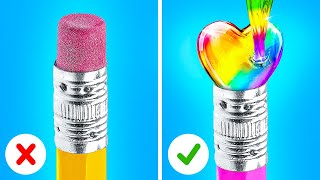 GENIUS SCHOOL HACKS  Smart DIY Tricks and Cool Crafts by 123 GO GLOBAL [upl. by Swetiana]