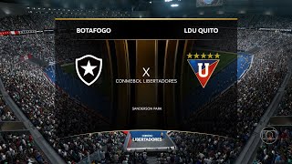 Botafogo x LDU  Simulando no FC 24 PC com mods  CONMEBOL Libertadores 2024 [upl. by Cheatham]