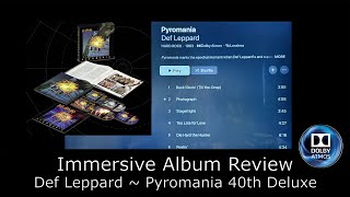 Def Leppard  Pyromania 40th Anniversary Deluxe Set  Atmos Mix Review [upl. by Davidson]