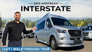 LUXURY VAN TOUR  Airstream Interstate 24GT Class B Motorhome [upl. by Aicilaana]