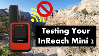 Garmin InReach Mini2  How to Test Your Device [upl. by Dunaville]