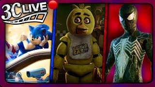 3C Live  Disappointing SpiderMan 4 News FNAF 2 Teaser Images Sonic 3 Update [upl. by Notsua208]