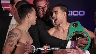 ANDY VENCES AND ERIK DE LEON GO AT IT DURING FACE OFF AT WEIGH IN [upl. by Fricke190]