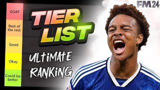 The ULTIMATE FM24 Wonderkid Tier List  Football Manager 2024 Wonderkids [upl. by Alvie246]