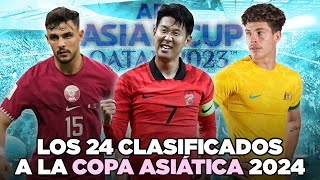 Las 24 SELECCIONES CLASIFICADAS a la COPA ASIÁTICA 2024 [upl. by Regen]