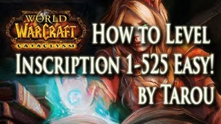 How to Level Inscription 1525 Fast Easy amp Make Money Doing it  World of Warcraft [upl. by Souvaine549]