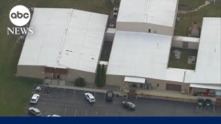 New video shows Trump shooter climbing onto the roof at rally [upl. by Enitsed]