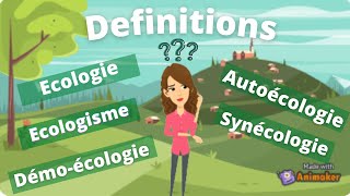 L écologie et ses 3 branches 🤔 Définitions avec des exemples [upl. by Attenyw600]