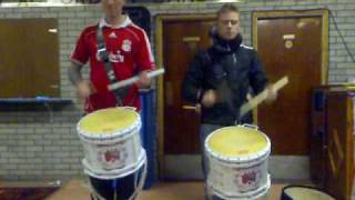 Ulster Grenadiers Drum Solo Practice [upl. by Ekez752]