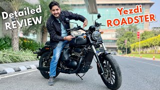 2024 Yezdi Jawa Roadster Forest Green  Detailed Walkaround Review  On Road Price  New Features [upl. by Einotna]