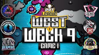 Pro Risk League West Week 9  Game 1 [upl. by Kaczer]