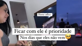 HOME OFFICE fim de semana e filhos  ROTINA DE TRABALHO E CASA [upl. by Lubbock]