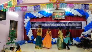 ulagil velicham vanthathu  Tamil Christmas song dance [upl. by Noram72]