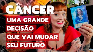 CÂNCER  ACONTECE ATÉ O FINAL DE AGOSTO  A DECISÃO QUE VAI MUDAR SEU FUTURO CANCER TAROT [upl. by Iad]