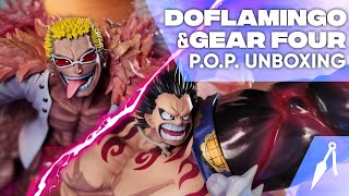 Doflamingo amp Gear 4 quotPortrait of Piratesquot UNBOXING FIGURE HAUL ✨ [upl. by Darryn]