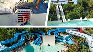 All Water Slides at Caneva Aquapark Italy GoPro POV [upl. by Mchale]