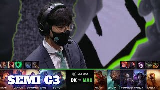 DK vs MAD  Game 3  Semi Finals LoL MSI 2021 Knockout Stage  DAMWON Kia vs Mad Lions G3 [upl. by Nylevol]