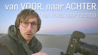 FOCUS STACKING op het strand  Van VOOR naar ACHTER van links naar rechts [upl. by Yrrad]