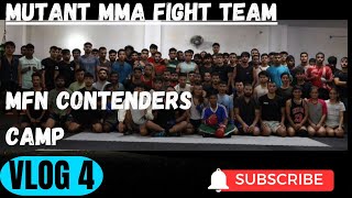 MFN Contenders camp vlog4 sparring day  teammutant mma mmafighter [upl. by Luemas139]