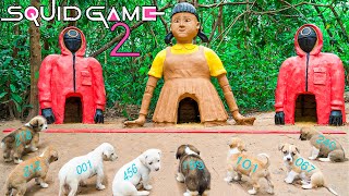 SQUID GAME 2 In Dog Real Life  Build Squid Game Dog House [upl. by Anastasia]