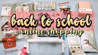 SHOPEE BACK TO SCHOOL HAUL  Indonesia [upl. by Tews]