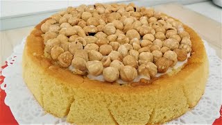 Cassata Avellana Ricetta FACILE😍 Dolce CREMOSO Natalizio  Yummy recipe [upl. by Enawyd431]