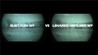 Elbit XLSH and L3Harris Unfilmed White Phosphor Comparison [upl. by Padegs]