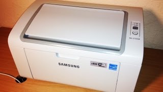 Samsung ML2165W Wireless Laser Printer UNBOXING [upl. by Stickney]