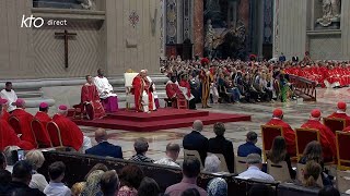 Messe de la Pentecôte 2024 présidée par le pape François à Rome [upl. by Elli710]