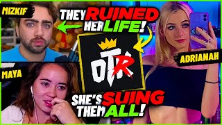 Adrianah Lee HUGE LAWSUIT vs OTK Mizkif Maya amp More OTK is DOOMED [upl. by Plate]